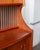 Mid-Century Modern 1960s Danish Teak Secretary Desk Attributed to Gunnar Falsig - Sliding Glass Doors For Sale - Image 3 of 18