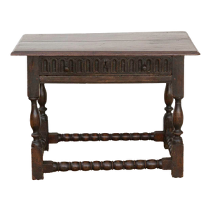 17th Century English Carved Tavern Table