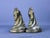 1930s Antique Pair of Art Nouveau Metal Horse Head Bookends For Sale - Image 9 of 11