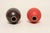 2000 - 2009 Pair of Petite Ceramic Bud Vases #130 in Matte Suede Red and Dark Brown by Heath For Sale - Image 5 of 9