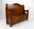 Walnut chest bench, Napoleon III circa 1860. Good condition. Dimensions: height 102 cm width 135 cm depth 45 cm Seat...