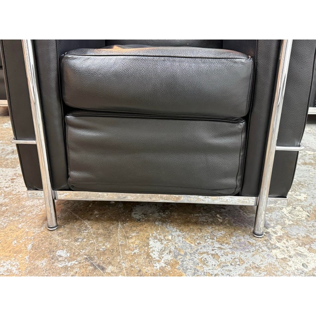 Le Corbusier Style Cube Lounge Chairs, Set of Four For Sale - Image 9 of 12