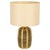 Mid-Century Italian Table Lamp in Brass with Beige Lampshade by Tommaso Barbi, 1970s For Sale - Image 16 of 16