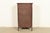 Brown Antique American Empire Carved Mahogany Music Cabinet, Circa 1890s For Sale - Image 8 of 9