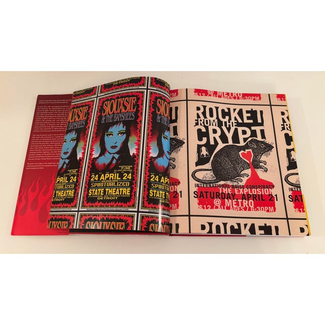 Paper Art of Modern Rock the Poster Explosion Hardcover by Paul Grushkin & Dennis King For Sale - Image 7 of 12