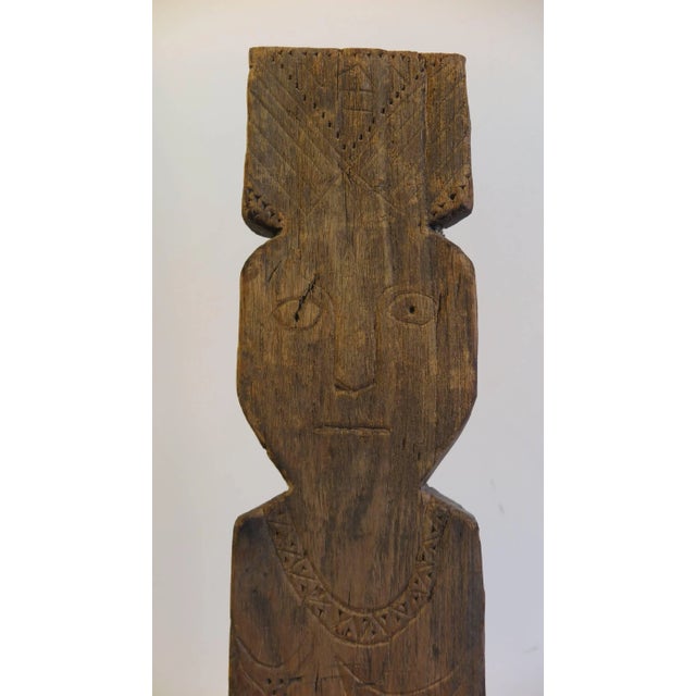 Tribal Burmese Tribal Markers Wooden Sculpture For Sale - Image 3 of 11
