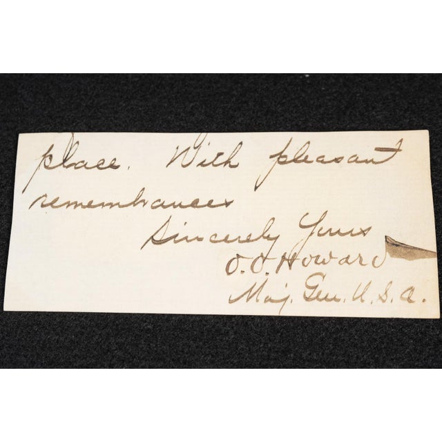 Burgundy Autobiography of Oliver Otis Howard, Two-Volume Set With Signed Note For Sale - Image 8 of 10