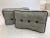 Modern Modern Sage Green Rectangular Box Pillows With Buttons - A Pair For Sale - Image 3 of 7