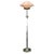 Nickel Floor Lamp with Glass Shade, 1940s For Sale - Image 11 of 11