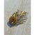 Brass Vintage Rhinestone Statement Brooch For Sale - Image 8 of 12