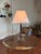 Brass-Plated Polished Nickel Table Lamp For Sale - Image 4 of 4