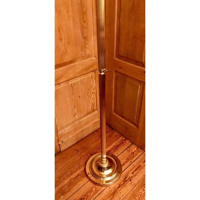 Hollywood Regency Brass Coat and Hat Rack, 1950s For Sale - Image 14 of 15