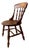 Carved and Turned Oak Chair For Sale
