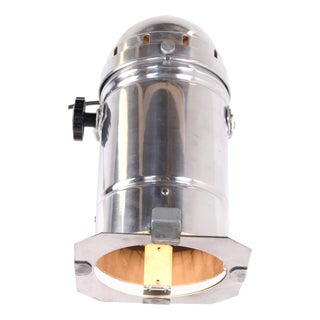Vintage Spotlight Lamp in Polished Aluminium, 1950s For Sale