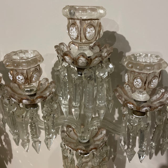 1900 French Baccarat Crystal Candelabra - Pair For Sale In Nashville - Image 6 of 10