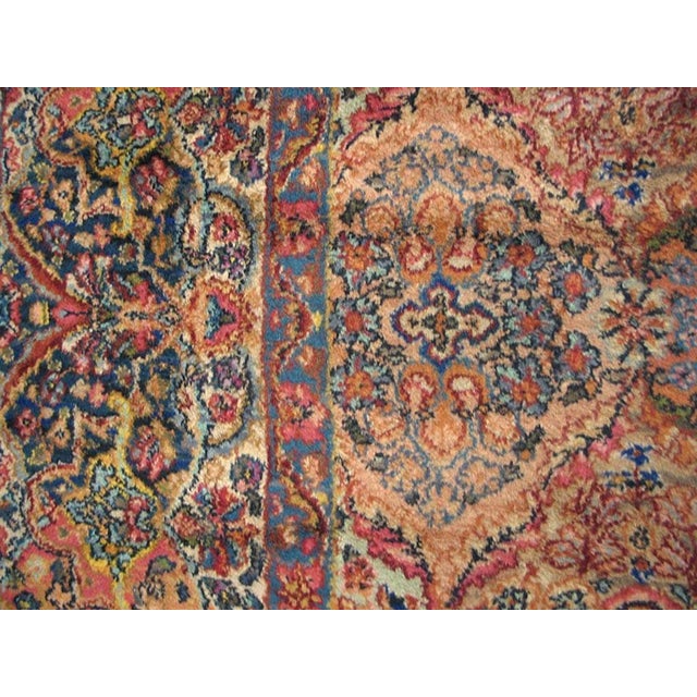 1960s Rose Geometric Floral Modern Vintage American Karastan Rug 11'6" X 40' Wool Carpet For Sale In New York - Image 6 of 6
