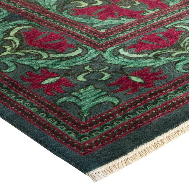 With an amalgam of sizes and aesthetic influences ranging from art deco to Rorschach and modernist, the rugs in the...