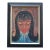 Original Portrait Painting of Mod Young Woman, 1960’s For Sale