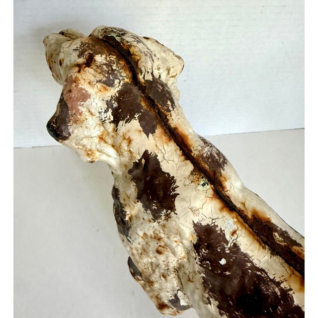1930s Hubley Attributed Cast Iron English Setter Dog Doorstop For Sale - Image 11 of 12