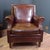 Sheepskin club armchair from Bristol – vintage Art Deco armchair, brown leather This beautiful sheepskin club armchair...