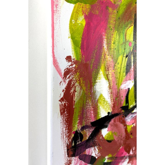 Abstract "Noodle Pond" Original Abstract Painting by Robbie Kemper For Sale - Image 3 of 6