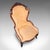 Saffron Antique Colonel's Salon Chair & Stool, English, Parlour Seat, Early Victorian For Sale - Image 8 of 12