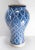 Moroccan 20th Century Moroccan Blue and White Middle Eastern Vase For Sale - Image 3 of 12