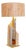 Tall Skyscaper Table Lamp in Travertine, Chrome and Brass by Sciolari, 1970s For Sale