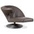 Parabolica Leather Armchair in Grey with Swivel Function by Leolux For Sale - Image 13 of 13