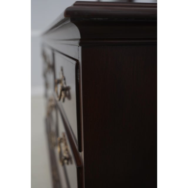 Drexel Heritage 18th Century Mahogany Double Dresser W. 2 Mirrors For Sale - Image 14 of 18