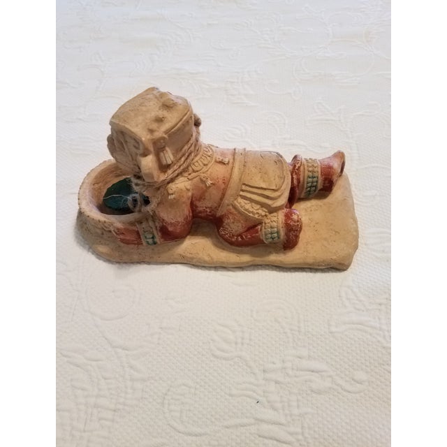 Antique Earthenware Pottery Mythical "Therocephalian" Sculpture For Sale - Image 11 of 11