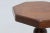 Wood Stained Oak Pedestal Side Table, 1960s For Sale - Image 7 of 7