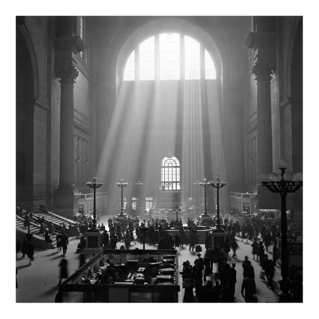 Pennsylvania Station (1930) Silver Gelatin Fibre Print - Oversized, Printed Later For Sale