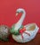 Stunning white pottery swan planter vase that perfectly encapsulates the spirit of Christmas! Adorned with a beautiful...