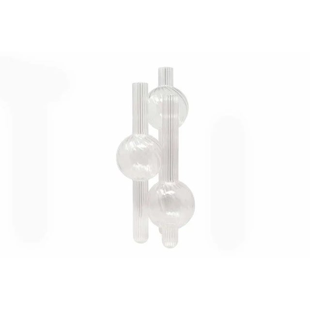 Large Dervish Vase in Blown Borosilicate Glass by Kanz Architetti for Hands On Design For Sale - Image 7 of 7