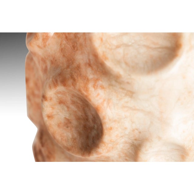 Stone Modern Abstract Sculpture in Solid Alabaster 'Tenticle' by Mark Leblanc, 1/8 For Sale - Image 7 of 13