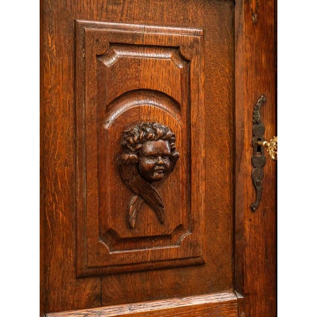 Wood 17th Century Flemish Renaissance Cabinet For Sale - Image 7 of 16