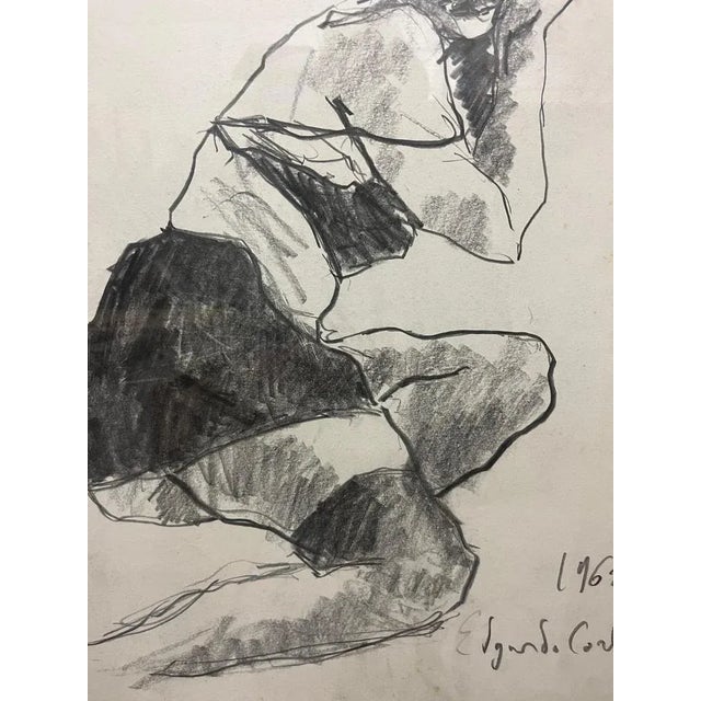 Edgardo Corbelli, Model, 1960s, Pencil For Sale - Image 4 of 6