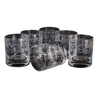 Glasses by Mariana Isra for Ribes the Art of Glass, 1990s, Set of 6 For Sale