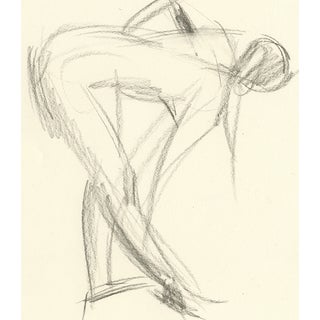 "Reaching Woman" Nude Female Drawing For Sale