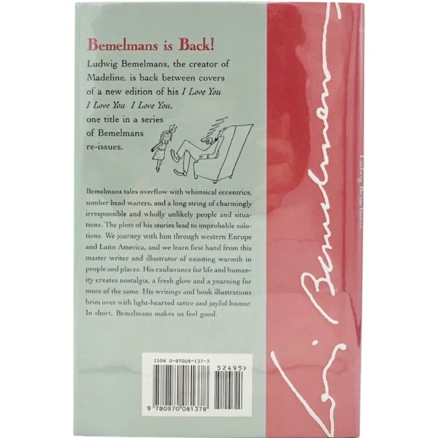 I Love You, I Love You, I Love You by Ludwig Bemelmans 1993 Book For Sale - Image 4 of 10