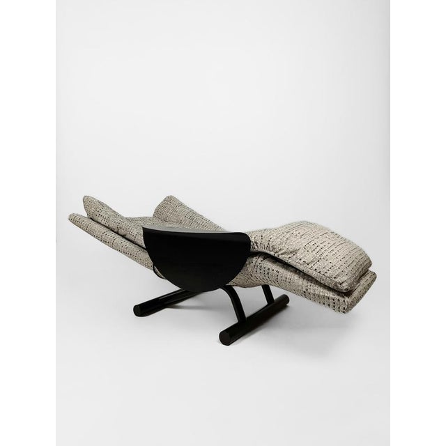 Italian Postmodern Reclining Lounge Chair attributed to Cinova, 1980s For Sale - Image 6 of 18