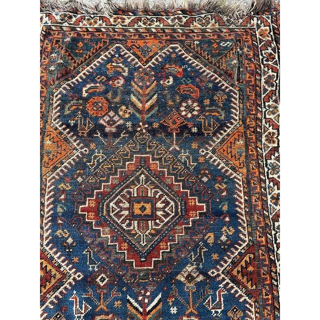Antique Tribal Shiraz Rug, 1920s For Sale - Image 16 of 18