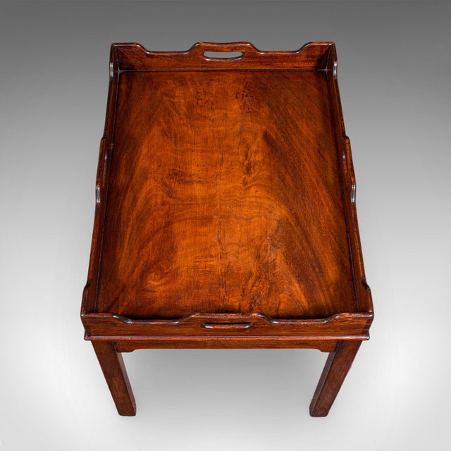Brown Antique Silver Presentation Tray Table, English, Side, Afternoon Tea, Victorian For Sale - Image 8 of 12
