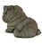 Vintage English Bulldog Garden Ornament Dog Statue With Weathered Patina For Sale In Houston - Image 6 of 12