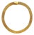Vintage Diamond 18k Yellow Gold Flat Choker Necklace For Sale