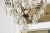 French 19th Century Six-Light Crystal Chandelier with Scrolled Brass Armature For Sale - Image 9 of 12