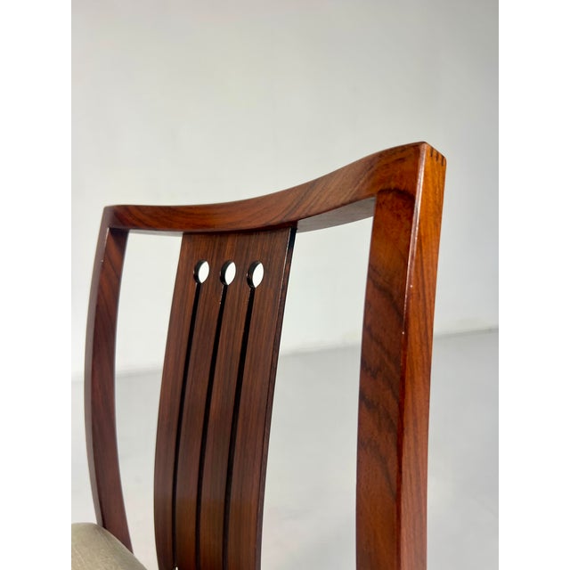 Mid-Century Modern Dining Chairs, Italy, 1960s, Set of 6, in Flawless conditions. Designed 1960 to 1969