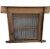 19th Century Asian Antique Reclaimed Solid Elm Screen Window For Sale