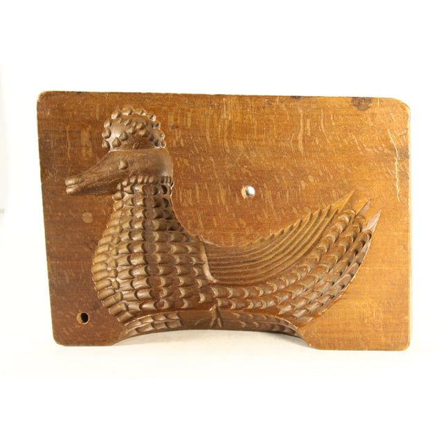 Early 19th Century Wooden Mold for Chocolate, Marzipan or Speculaas Cookies With Duck For Sale - Image 9 of 12